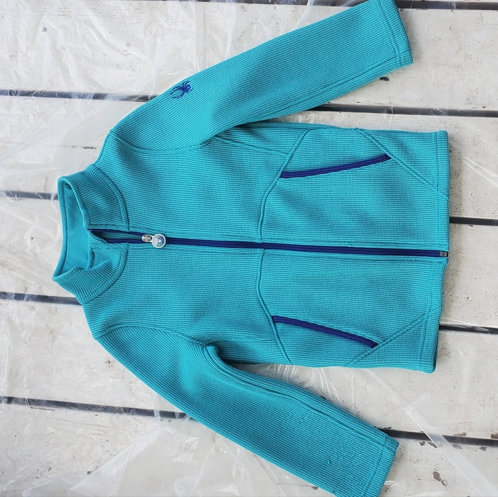 SPYDER boys pull over full zip size 7/8
